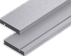 Mexen Terrio Premium deska schodowa kompozytowa 300 x 13,8 x 2,3 cm, smoke white - C2007-300-14