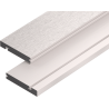 Mexen Terrio Premium deska schodowa kompozytowa 300 x 13,8 x 2,3 cm, white - C2007-300-18