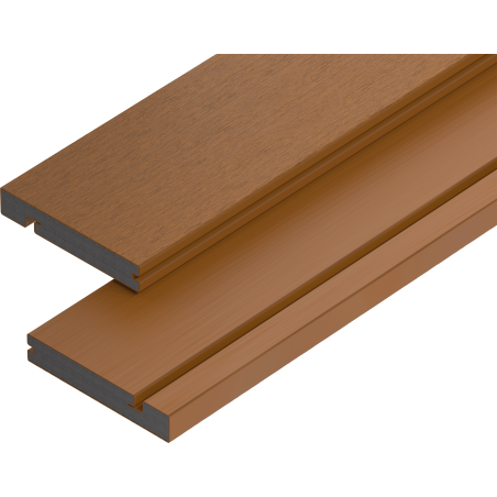 Mexen Terrio Premium deska schodowa kompozytowa 300 x 13,8 x 2,3 cm, orange red - C2007-300-24