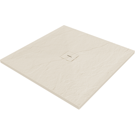Mexen Lito brodzik kompozytowy kwadratowy 90 x 90 cm, beżowy - 48S699090