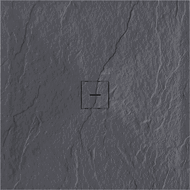 Mexen Lito brodzik kompozytowy kwadratowy 90 x 90 cm, antracyt - 48S719090