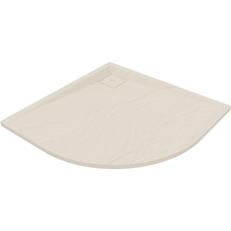Mexen Lito brodzik kompozytowy półokrągły 90 x 90 cm, beżowy - 48Q699090
