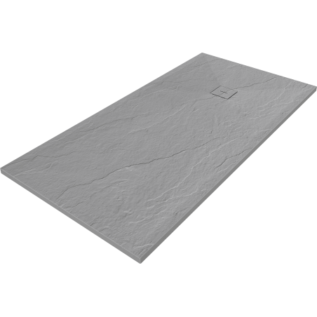 Mexen Lito brodzik kompozytowy prostokątny 160 x 80 cm, szary-beton - 48R618016
