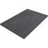 Mexen Lito brodzik kompozytowy prostokątny 100 x 90 cm, antracyt - 48R719010