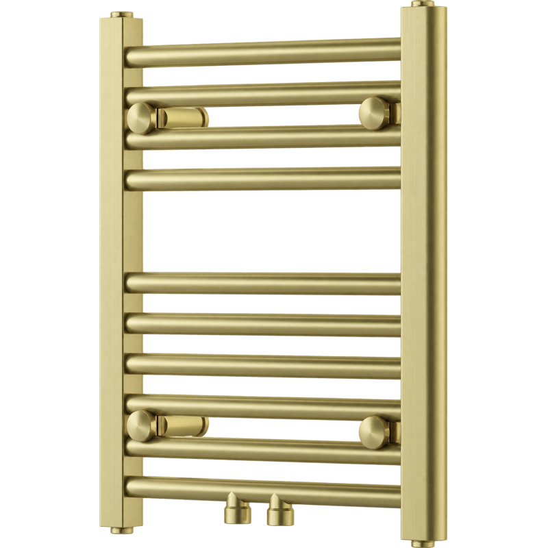 Mexen Ares grzejnik łazienkowy 500 x 400 mm, 142 W, złoty szczotkowany - W102-0500-400-00-55