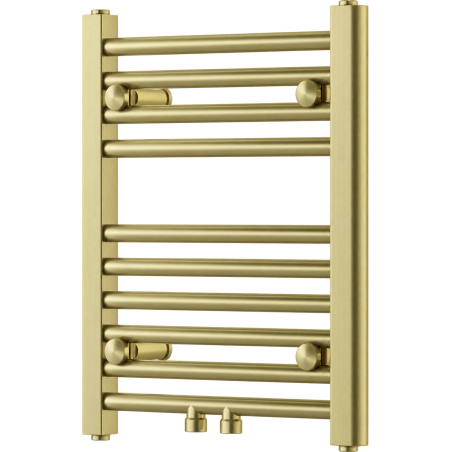 Mexen Ares grzejnik łazienkowy 500 x 400 mm, 142 W, złoty szczotkowany - W102-0500-400-00-55
