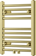 Mexen Ares grzejnik łazienkowy 500 x 400 mm, 142 W, złoty szczotkowany - W102-0500-400-00-55