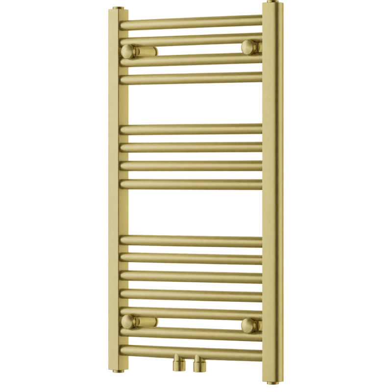 Mexen Ares grzejnik łazienkowy 900 x 500 mm, 294 W, złoty szczotkowany - W102-0900-500-00-55