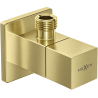 Mexen S zawór kątowy do baterii 1/2"x3/8", złoty szczotkowany - 79971-55