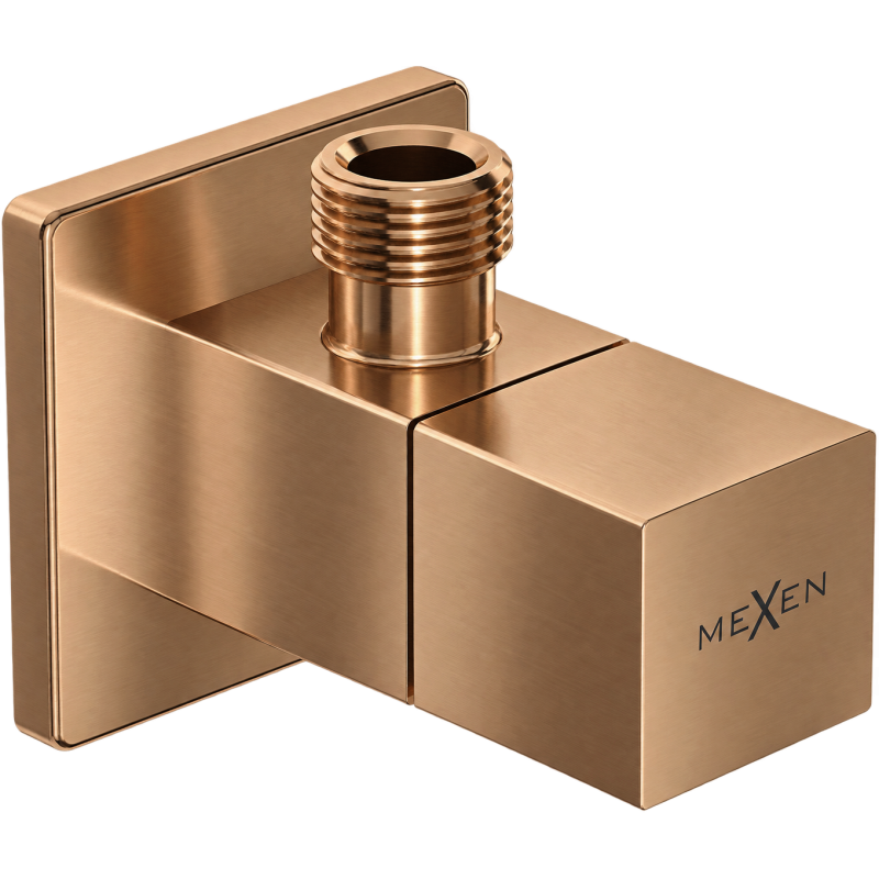 Mexen S zawór kątowy do baterii 1/2"x3/8", miedź szczotkowana - 79971-65