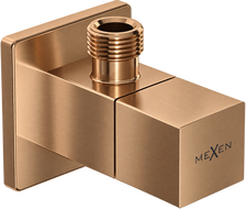 Mexen S zawór kątowy do baterii 1/2"x3/8", miedź szczotkowana - 79971-65