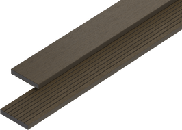 Mexen Uni Premium listwa maskująca dekoracyjna kompozytowa 300 x 7 x 1 cm, dark brown - C9222-300-06