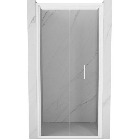 Mexen Exo-F drzwi prysznicowe składane 95 cm, transparent, białe - 816-095-000-20-00