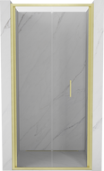 Mexen Exo-F drzwi prysznicowe składane 70 cm, transparent, złote szczotkowane - 816-070-000-55-00