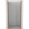 Mexen Exo-F drzwi prysznicowe składane 60 cm, transparent, miedź szczotkowana - 816-060-000-65-00