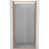 Mexen Exo-F drzwi prysznicowe składane 100 cm, transparent, miedź szczotkowana - 816-100-000-65-00