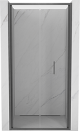 Mexen Exo-F drzwi prysznicowe składane 65 cm, transparent, gun gray szczotkowany - 816-065-000-66-00