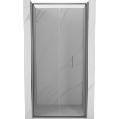 Mexen Exo-F drzwi prysznicowe składane 120 cm, transparent, gun metal - 816-120-000-95-00