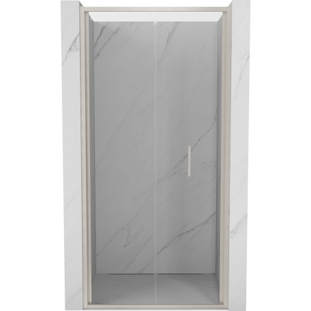 Mexen Exo-F drzwi prysznicowe składane 60 cm, transparent, nikiel szczotkowany - 816-060-000-97-00