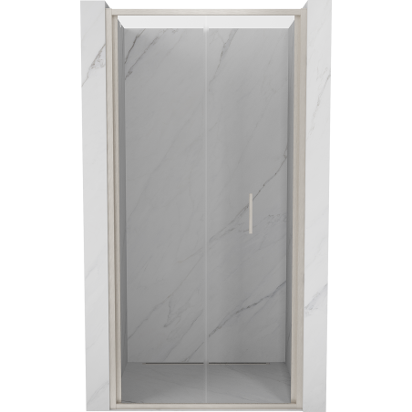 Mexen Exo-F drzwi prysznicowe składane 100 cm, transparent, nikiel szczotkowany - 816-100-000-97-00