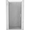 Mexen Exo-B drzwi prysznicowe uchylne 100 cm, transparent, białe - 817-100-000-20-00