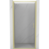 Mexen Exo-B drzwi prysznicowe uchylne 80 cm, transparent, złote szczotkowane - 817-080-000-55-00