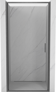 Mexen Exo-B drzwi prysznicowe uchylne 60 cm, transparent, gun gray szczotkowany - 817-060-000-66-00