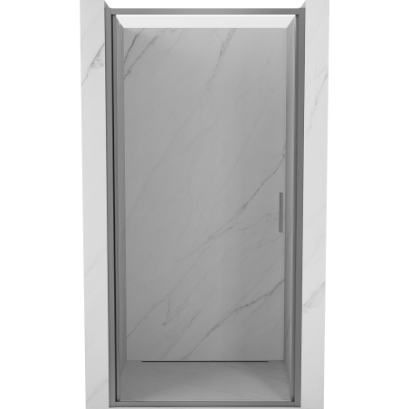 Mexen Exo-B drzwi prysznicowe uchylne 100 cm, transparent, gun metal - 817-100-000-95-00