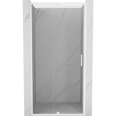 Mexen Exo-R drzwi prysznicowe uchylne 105 cm, transparent, białe - 819-105-000-20-00