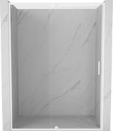 Mexen Exo-R drzwi prysznicowe uchylne 145 cm, transparent, białe - 819-145-000-20-00