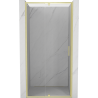 Mexen Exo-R drzwi prysznicowe uchylne 90 cm, transparent, złote szczotkowane - 819-090-000-55-00