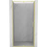 Mexen Exo-R drzwi prysznicowe uchylne 105 cm, transparent, złote szczotkowane - 819-105-000-55-00
