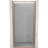 Mexen Exo-R drzwi prysznicowe uchylne 120 cm, transparent, miedź szczotkowana - 819-120-000-65-00