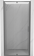 Mexen Exo-R drzwi prysznicowe uchylne 105 cm, transparent, gun gray szczotkowany - 819-105-000-66-00