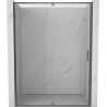 Mexen Exo-R drzwi prysznicowe uchylne 130 cm, transparent, gun gray szczotkowany - 819-130-000-66-00