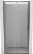 Mexen Exo-R drzwi prysznicowe uchylne 100 cm, transparent, gun metal - 819-100-000-95-00