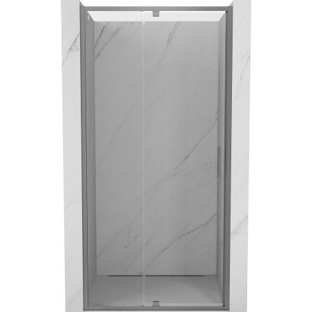 Mexen Exo-R drzwi prysznicowe uchylne 105 cm, transparent, gun metal - 819-105-000-95-00