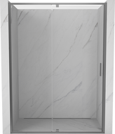 Mexen Exo-R drzwi prysznicowe uchylne 130 cm, transparent, gun metal - 819-130-000-95-00
