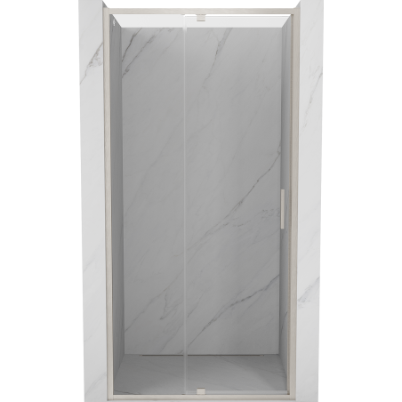 Mexen Exo-R drzwi prysznicowe uchylne 95 cm, transparent, nikiel szczotkowany - 819-095-000-97-00