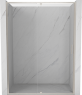 Mexen Exo-R drzwi prysznicowe uchylne 155 cm, transparent, nikiel szczotkowany - 819-155-000-97-00