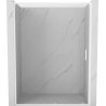Mexen Exo-S drzwi prysznicowe rozsuwane 135 cm, transparent, białe - 8151-135-000-20-00