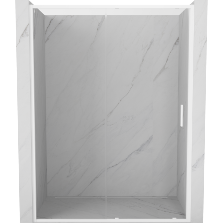 Mexen Exo-S drzwi prysznicowe rozsuwane 190 cm, transparent, białe - 8151-190-000-20-00