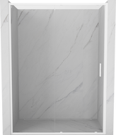 Mexen Exo-S drzwi prysznicowe rozsuwane 190 cm, transparent, białe - 8151-190-000-20-00