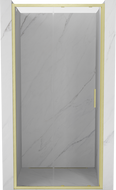 Mexen Exo-S drzwi prysznicowe rozsuwane 120 cm, transparent, złote szczotkowane - 8151-120-000-55-00