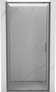 Mexen Exo-S drzwi prysznicowe rozsuwane 100 cm, transparent, gun gray szczotkowany - 8151-100-000-66-00