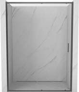 Mexen Exo-S drzwi prysznicowe rozsuwane 180 cm, transparent, gun gray szczotkowany - 8151-180-000-66-00