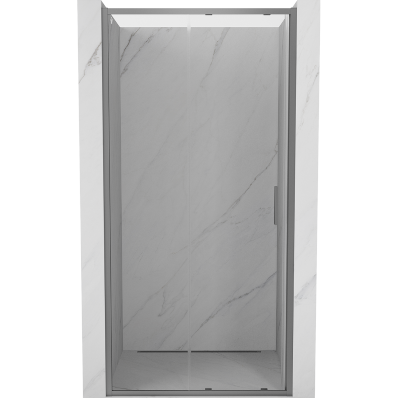 Mexen Exo-S drzwi prysznicowe rozsuwane 115 cm, transparent, gun metal - 8151-115-000-95-00