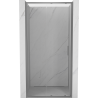 Mexen Exo-S drzwi prysznicowe rozsuwane 125 cm, transparent, gun metal - 8151-125-000-95-00