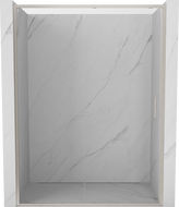 Mexen Exo-S drzwi prysznicowe rozsuwane 135 cm, transparent, nikiel szczotkowany - 8151-135-000-97-00