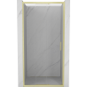 Mexen Exo-3S drzwi prysznicowe rozsuwane 80 cm, transparent, złote szczotkowane - 8153-080-000-55-00